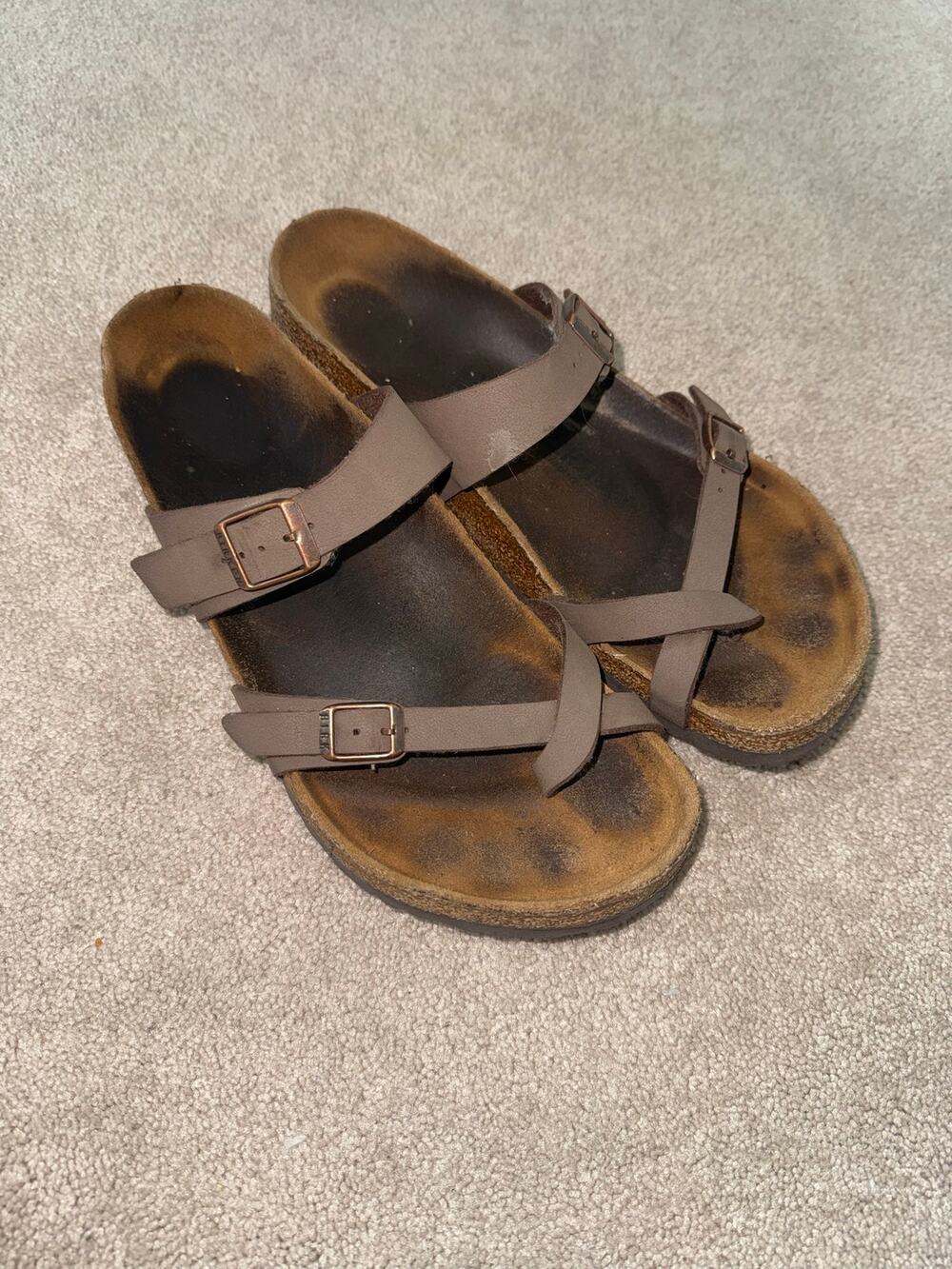 Birkenstock Mayari Brown Toe Loop Sandals Size 42: Women’s 11